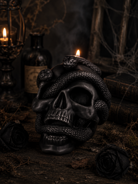 Skull with Snakes
