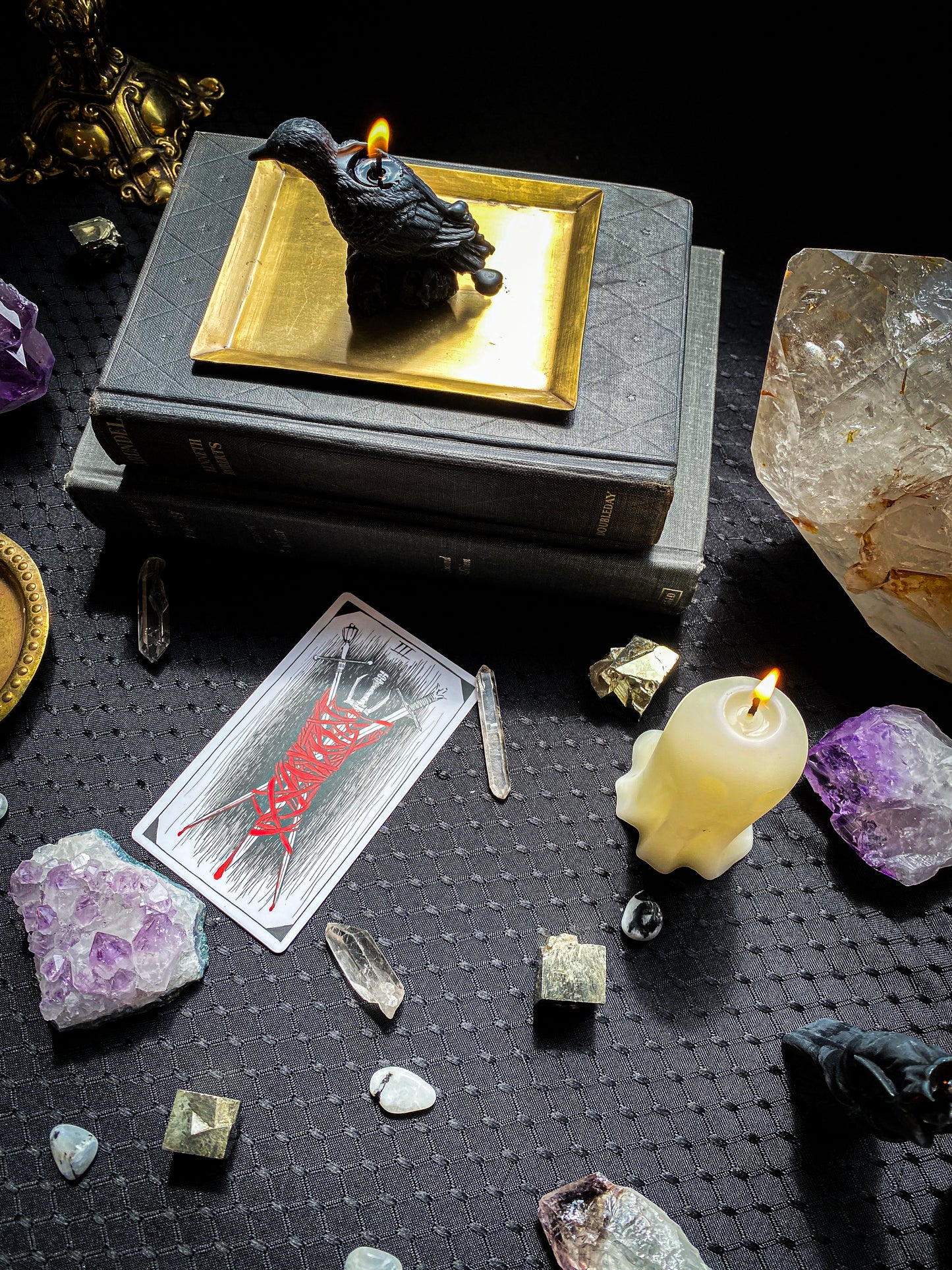 Raven Beeswax Candle