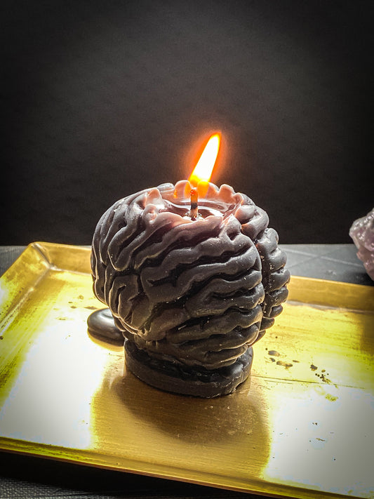 Brain Beeswax Candle