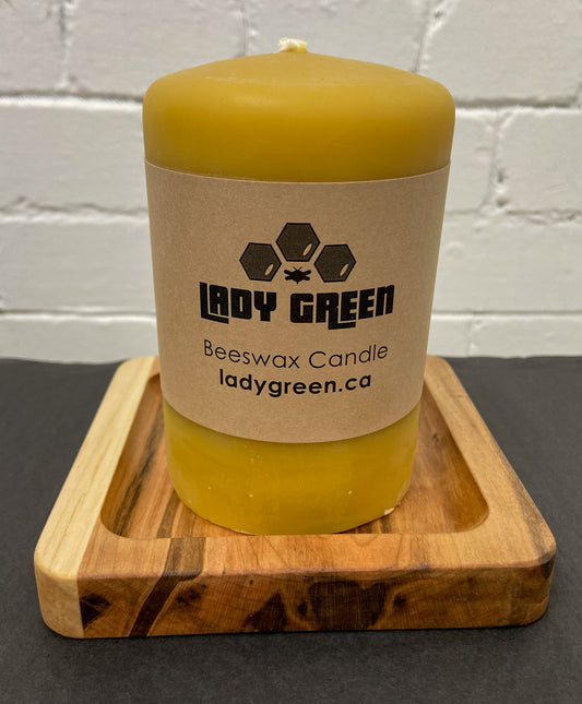 Square Wooden Drip Plate