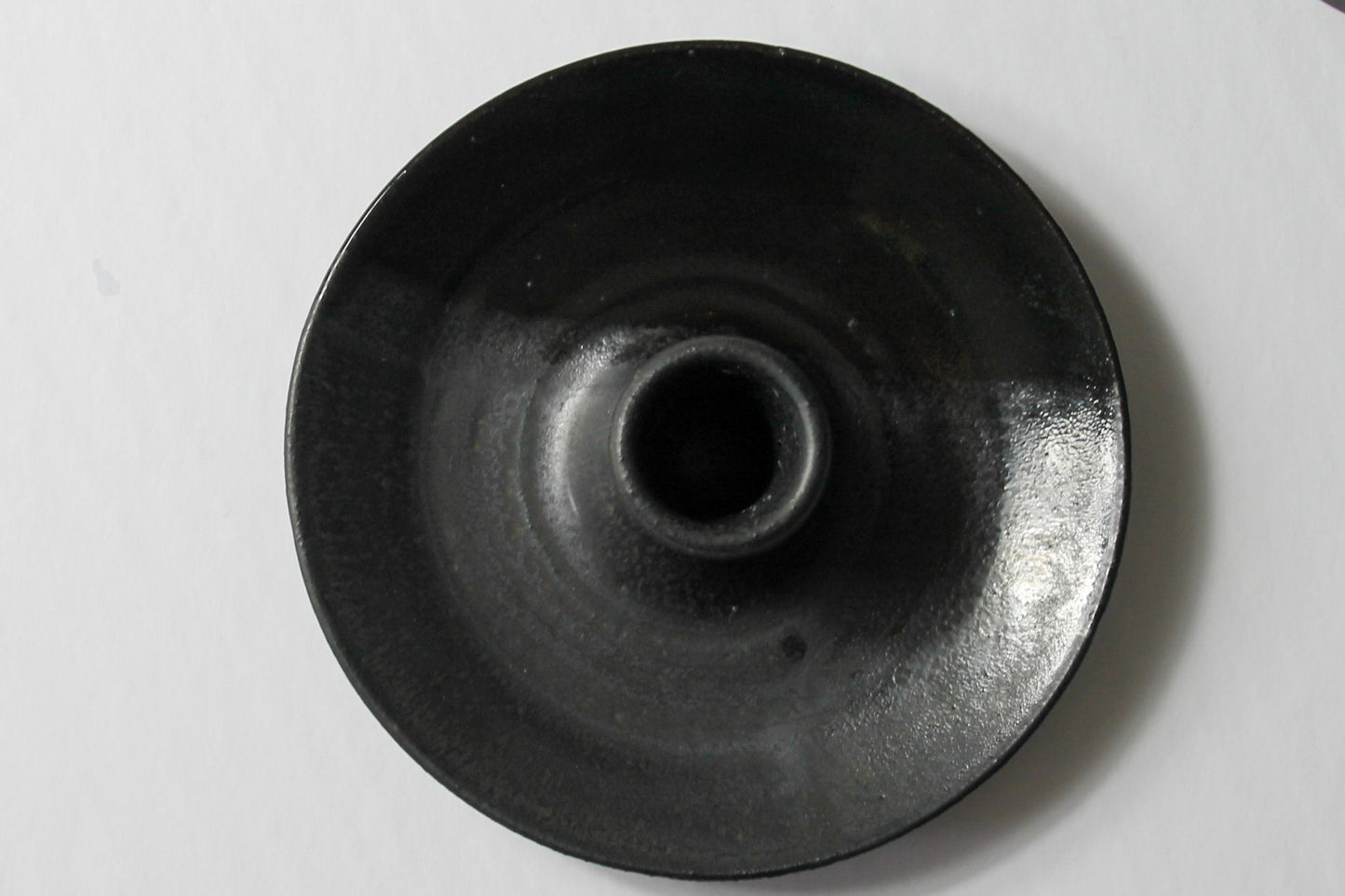 Handmade Black Taper Holder
