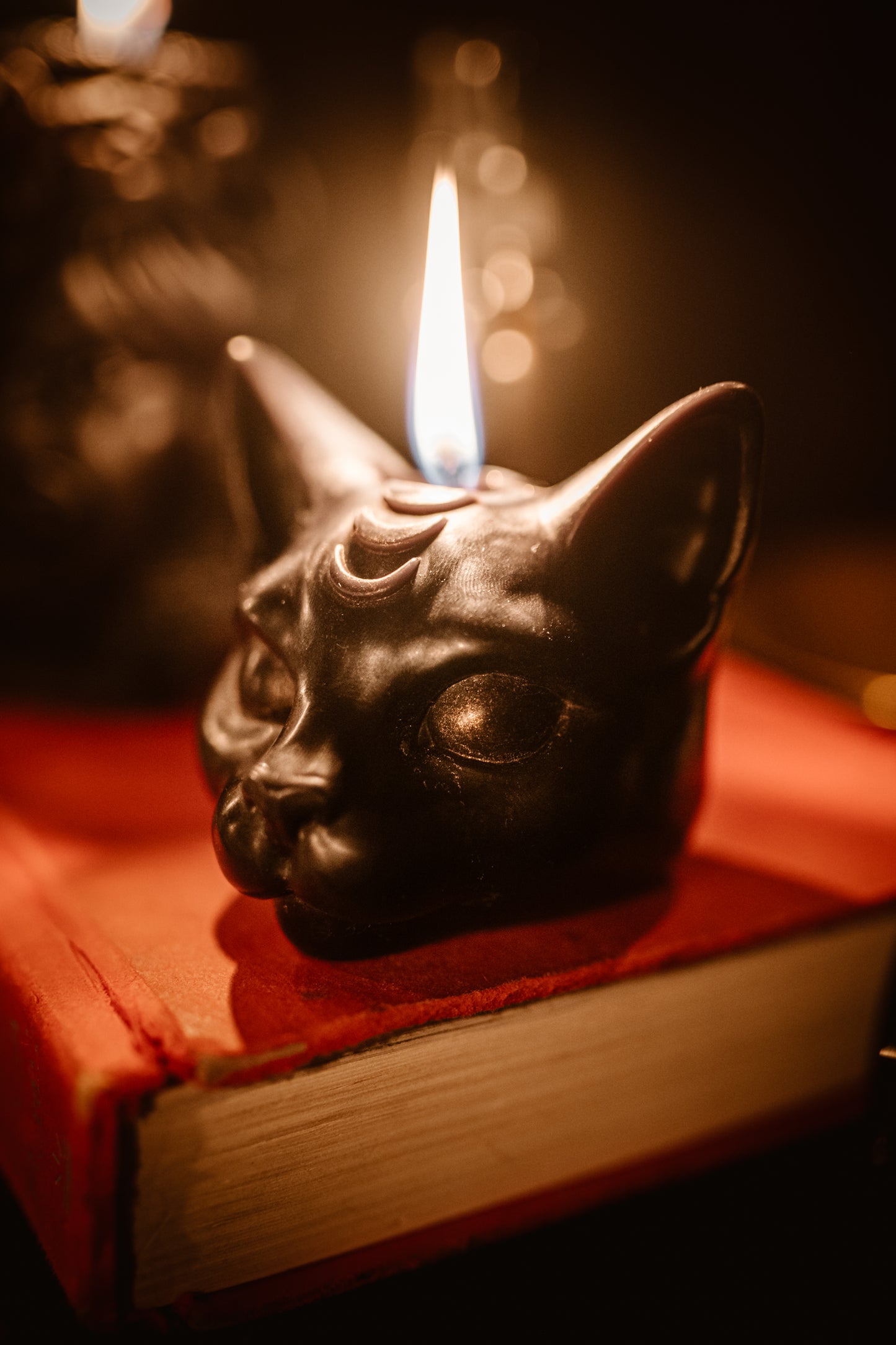 Black Cat Candle