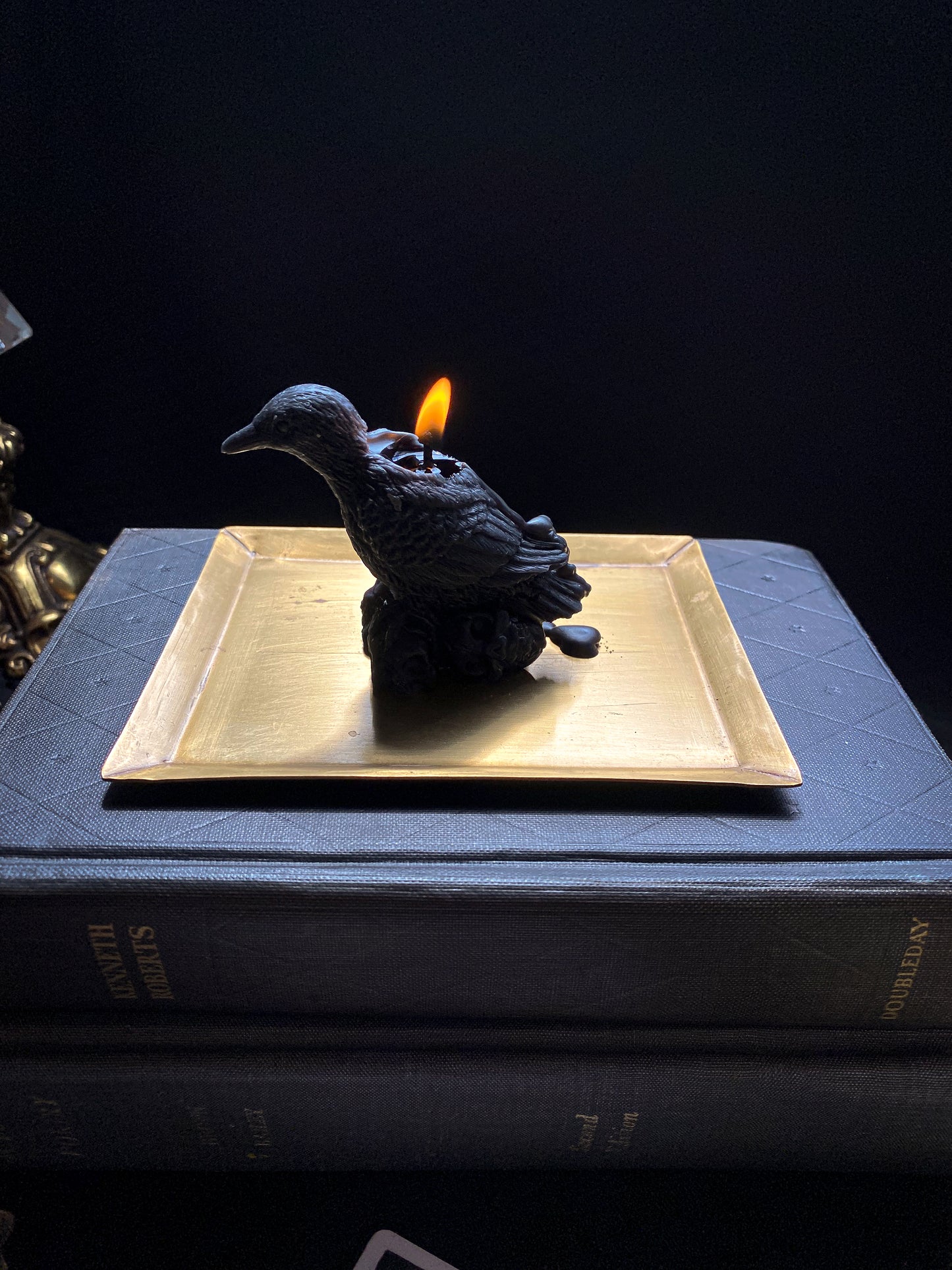 Raven Beeswax Candle