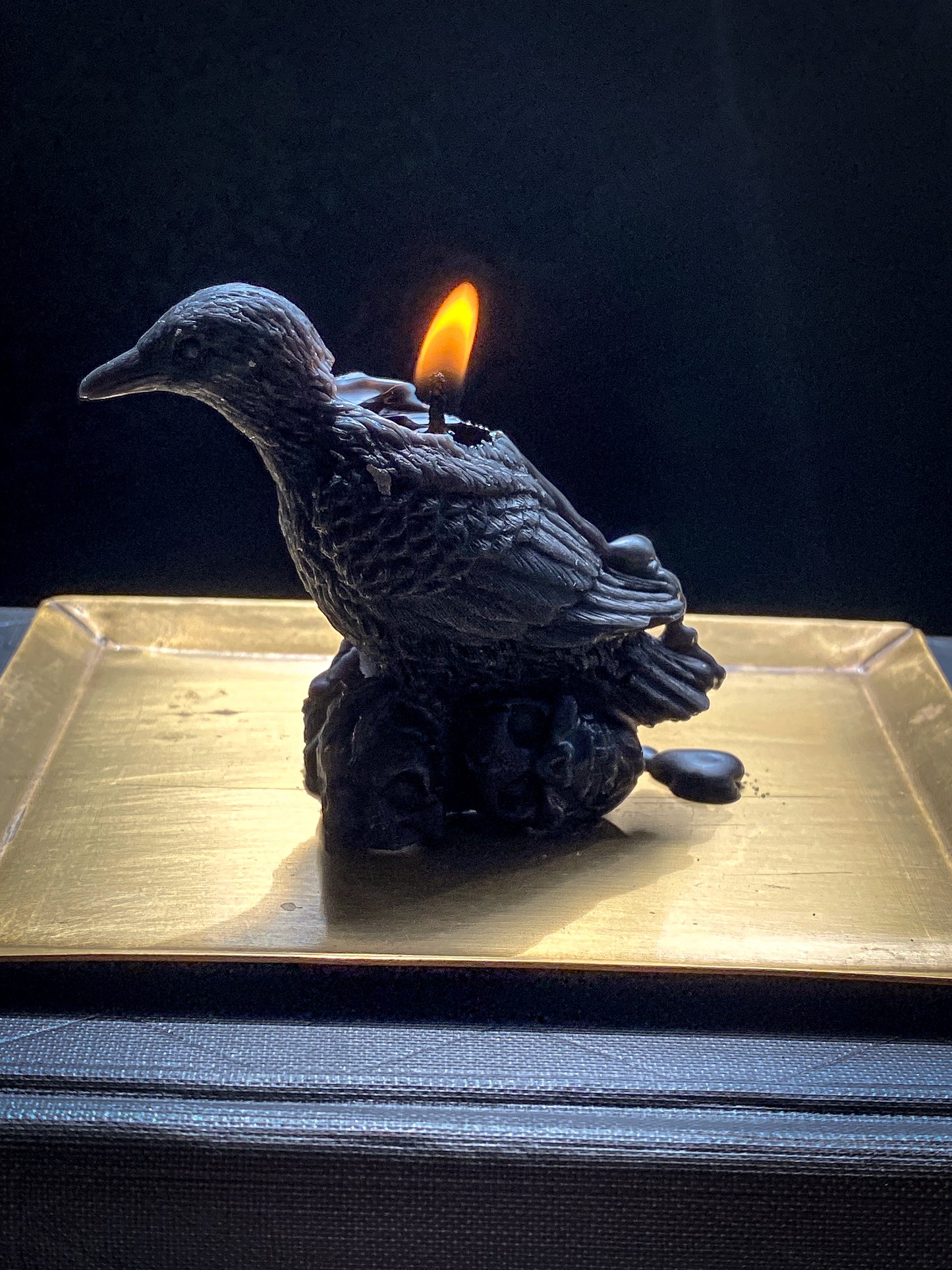 Raven Beeswax Candle