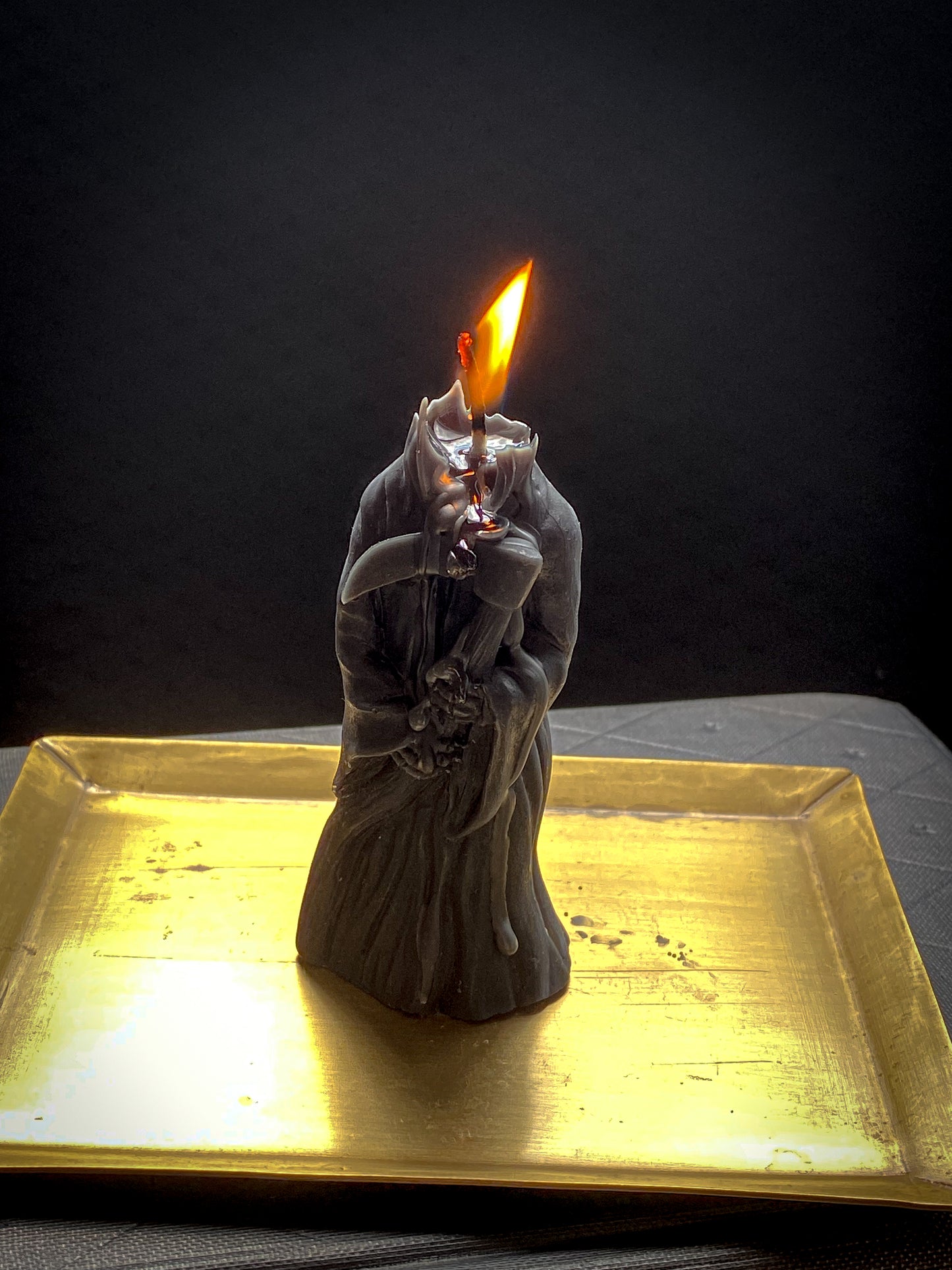 Grim Reaper Beeswax Candle