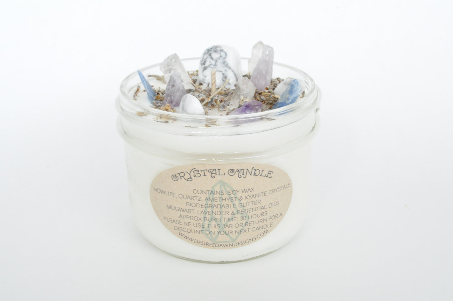 Dream Weaver Crystal Candle