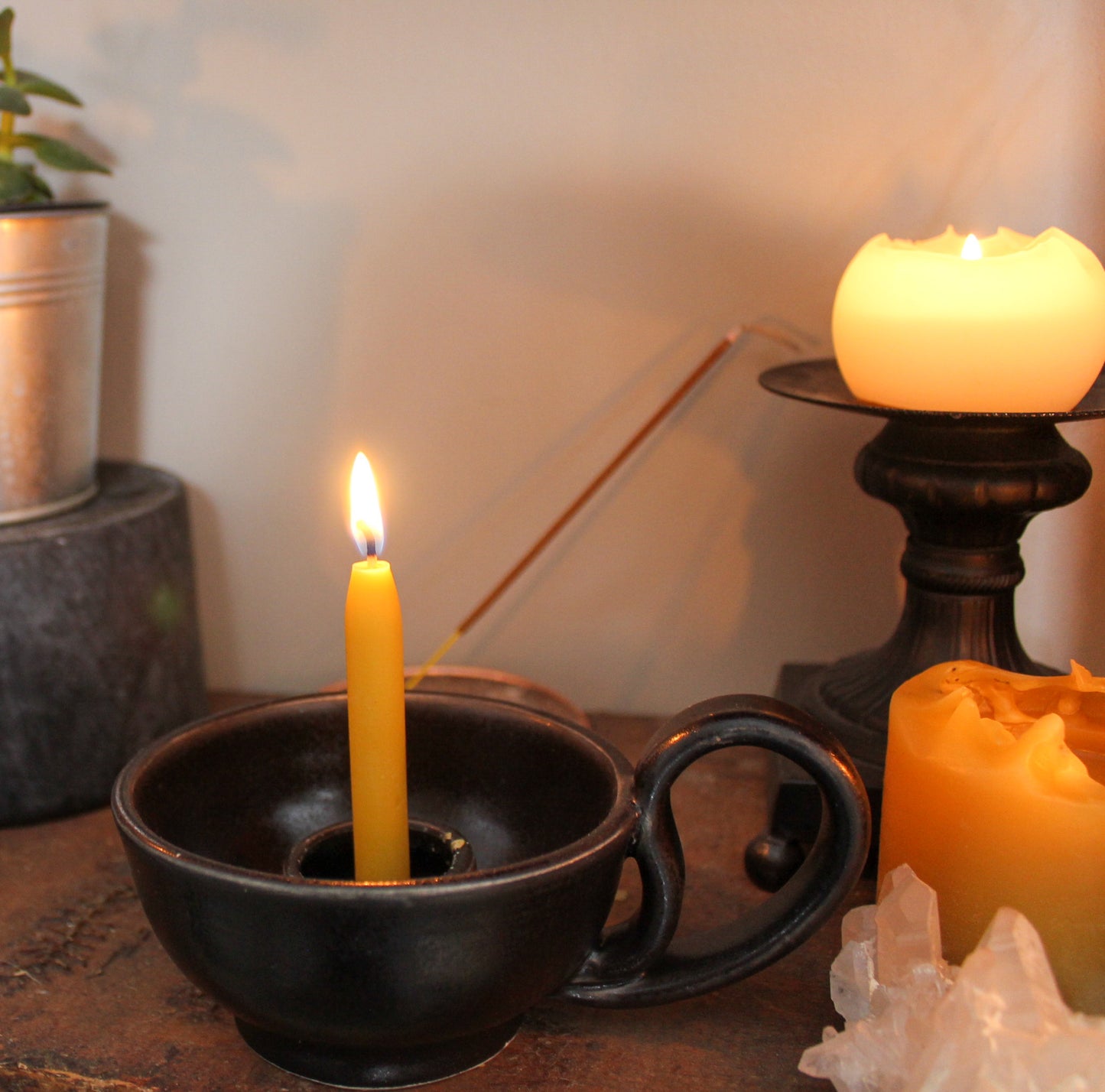 Yellow Ritual Beeswax Candles